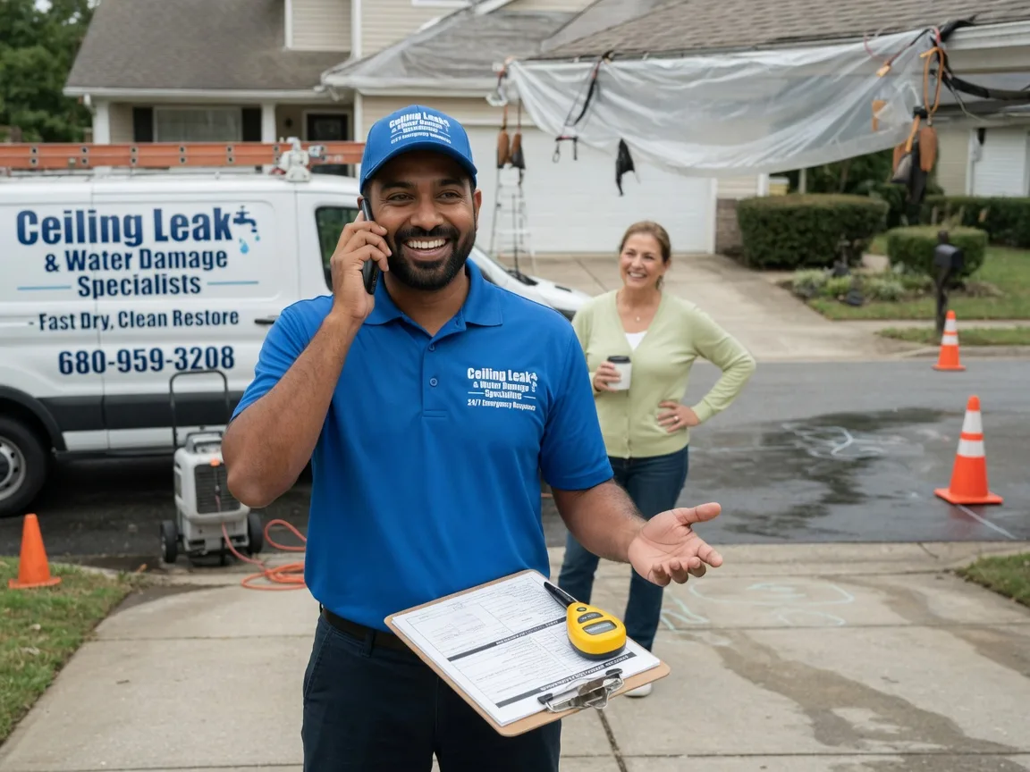 Ceiling Leak Cleanup Miltonvale, KS FAQs